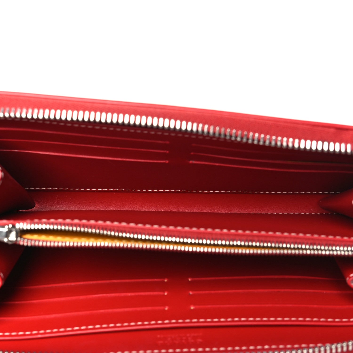 Goyard Goyardine Matignon Zip Around GM Wallet Red 5 of 8