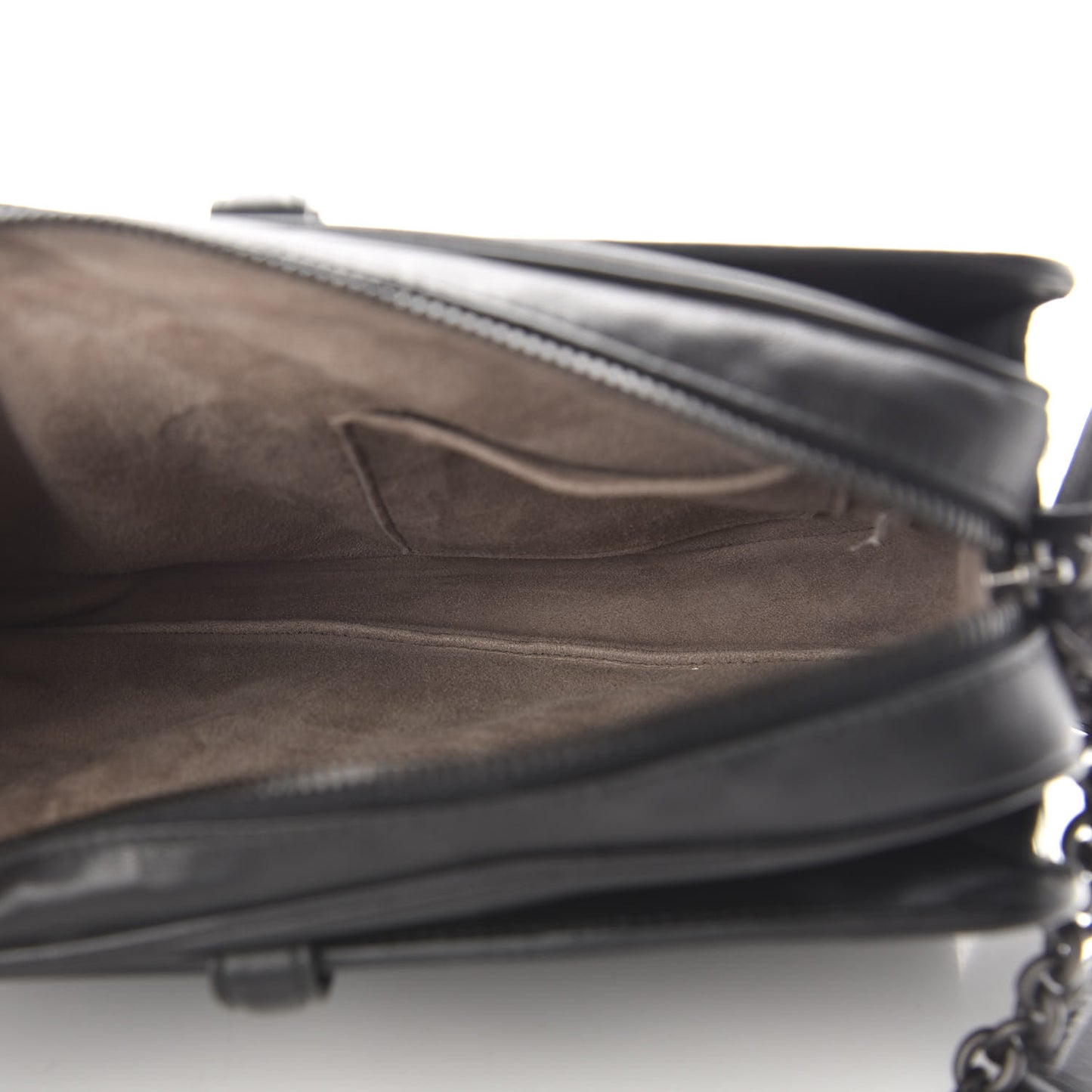 Nappa Intrecciato Medium Camera Shoulder Bag Black