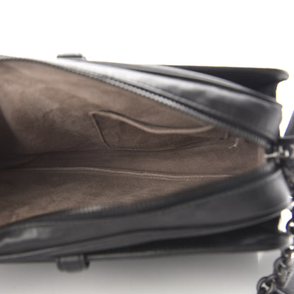 Bottega Veneta Nappa Intrecciato Medium Camera Shoulder Bag Black 4 of 10