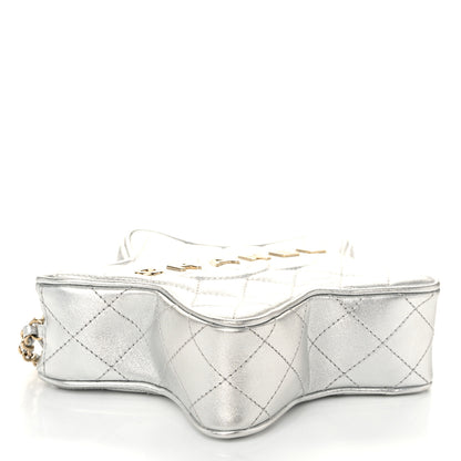 Chanel Metallic Lambskin Walk Of Fame Bag Silver 4 of 10