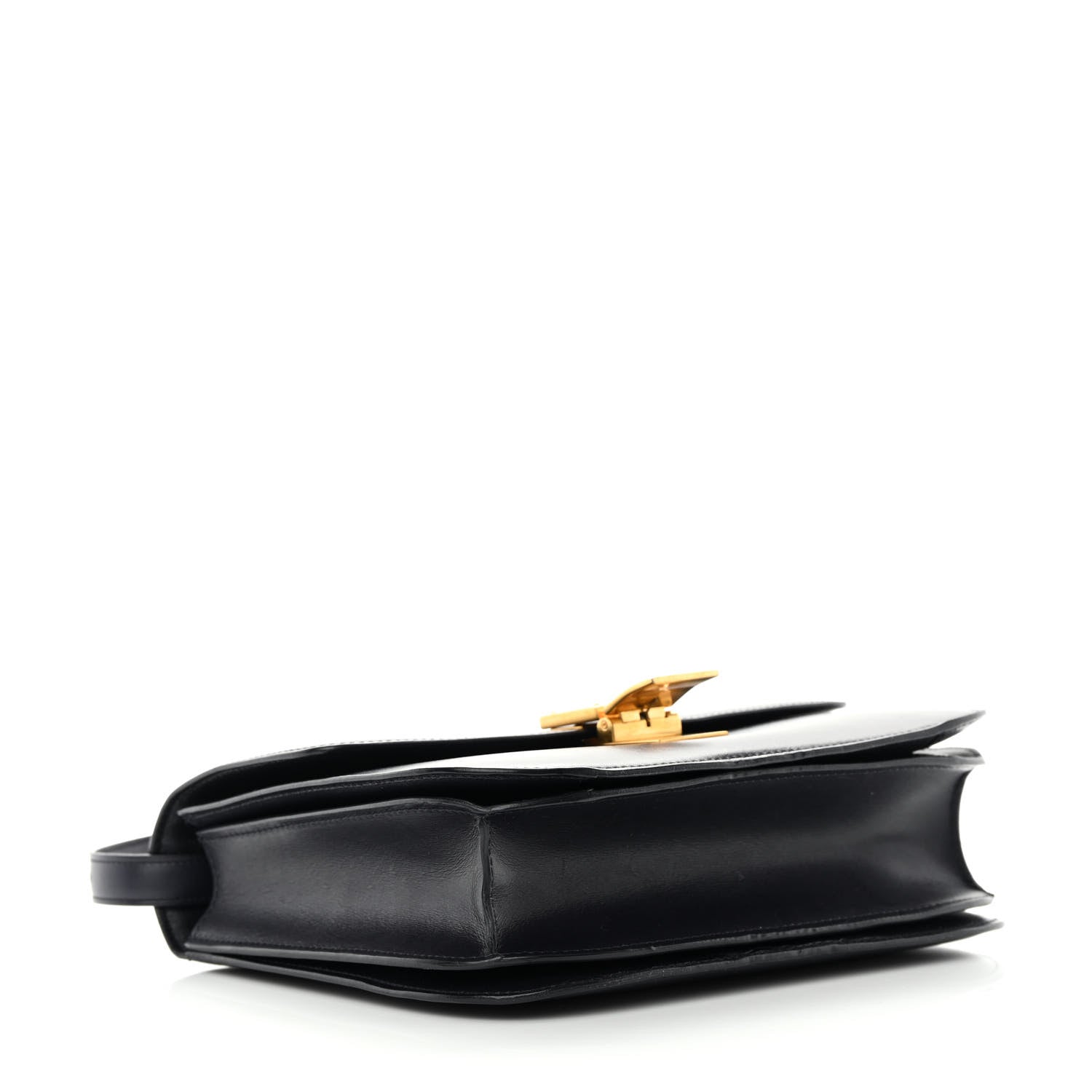 Celine Box Calfskin Medium Classic Box Flap Bag Navy 4 of 17