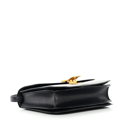 Celine Box Calfskin Medium Classic Box Flap Bag Navy 4 of 17