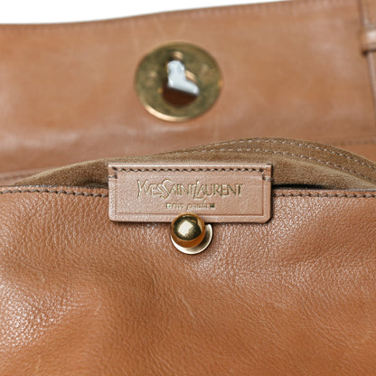 Saint Laurent Calfskin Suede Medium Muse Two Brown 13 of 20