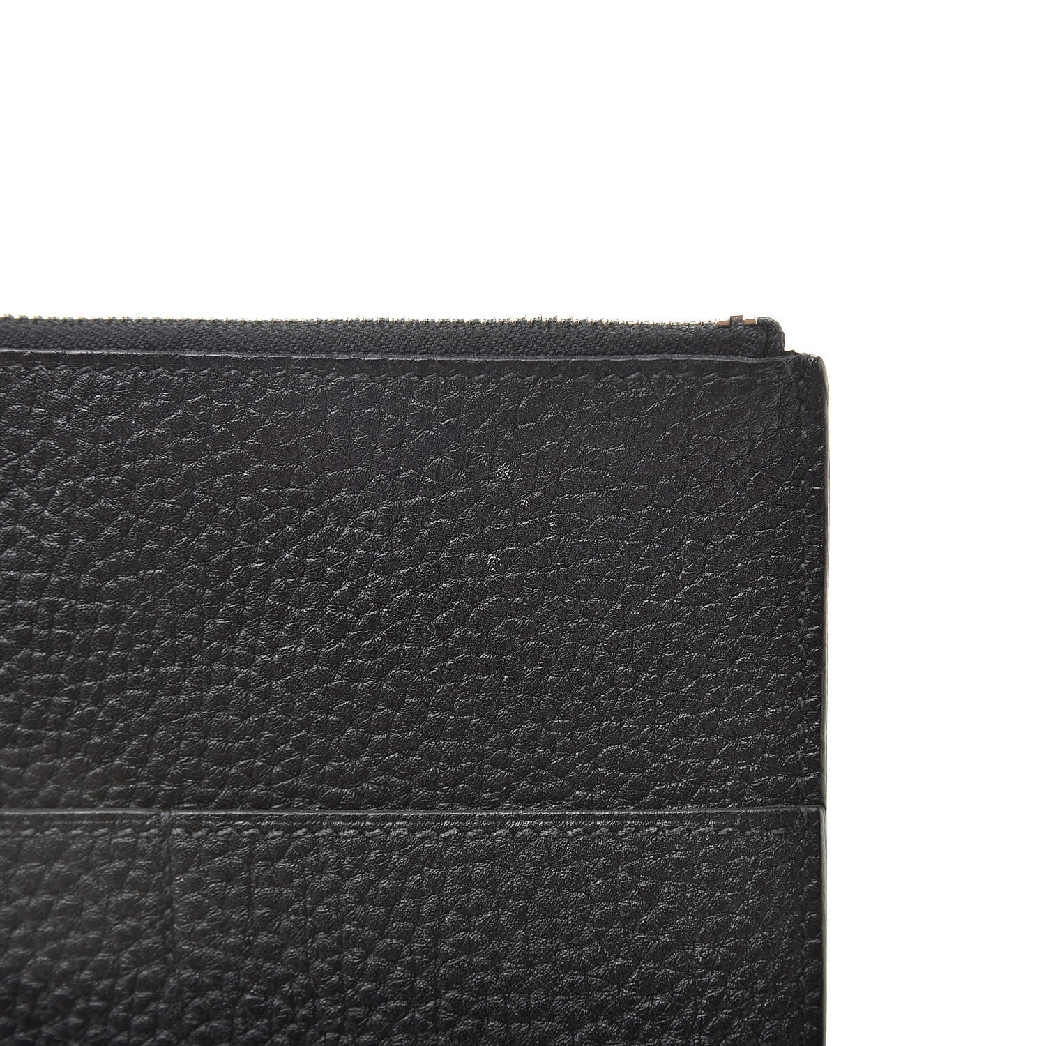 Hermes Togo Dogon Duo Wallet Black 11 of 12