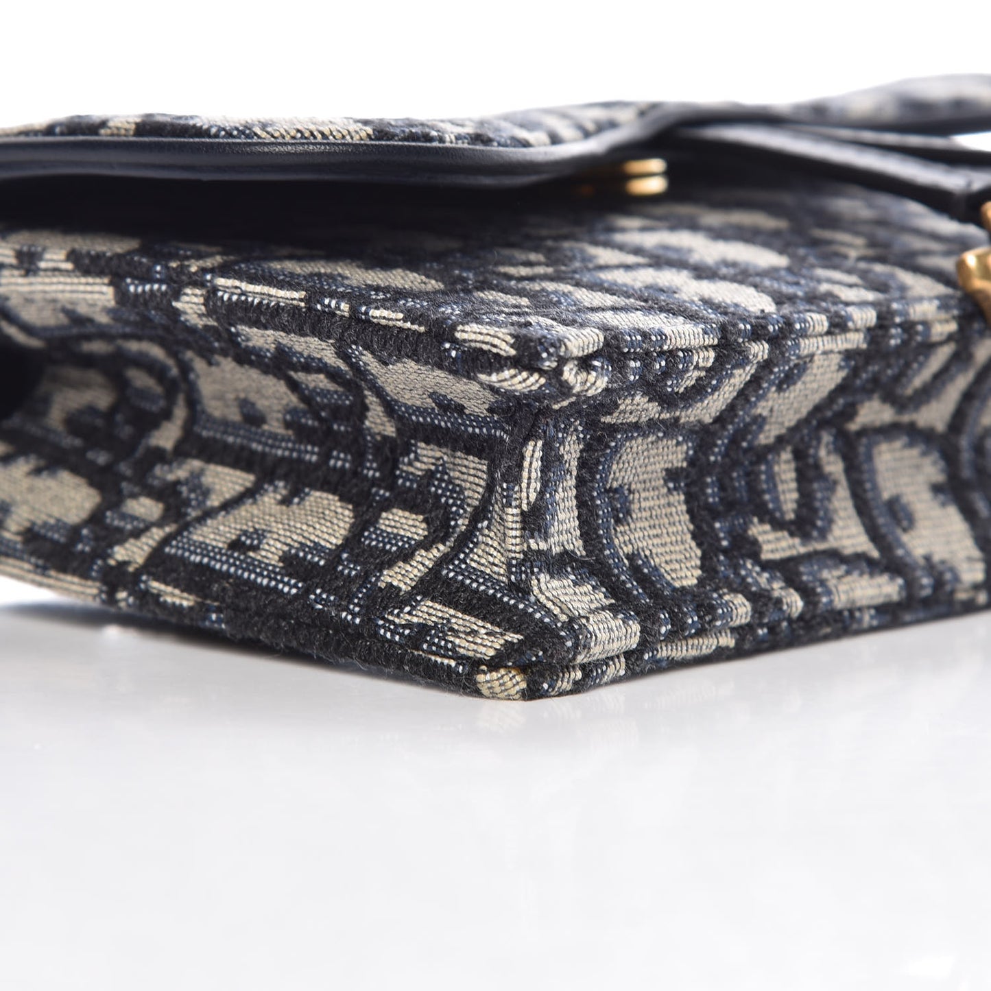 Oblique Saddle Belt Bag Blue