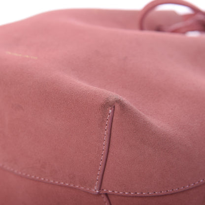 Mansur Gavriel Suede Mini Mini Bucket Bag Blush 8 of 15