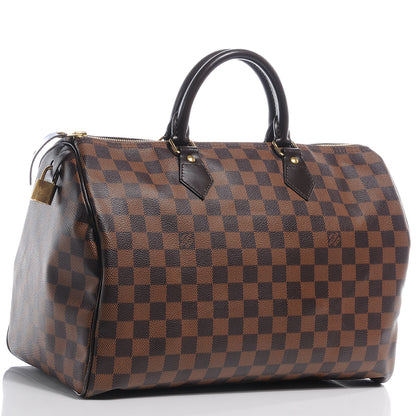 Louis Vuitton Damier Ebene Speedy 35 3 of 8