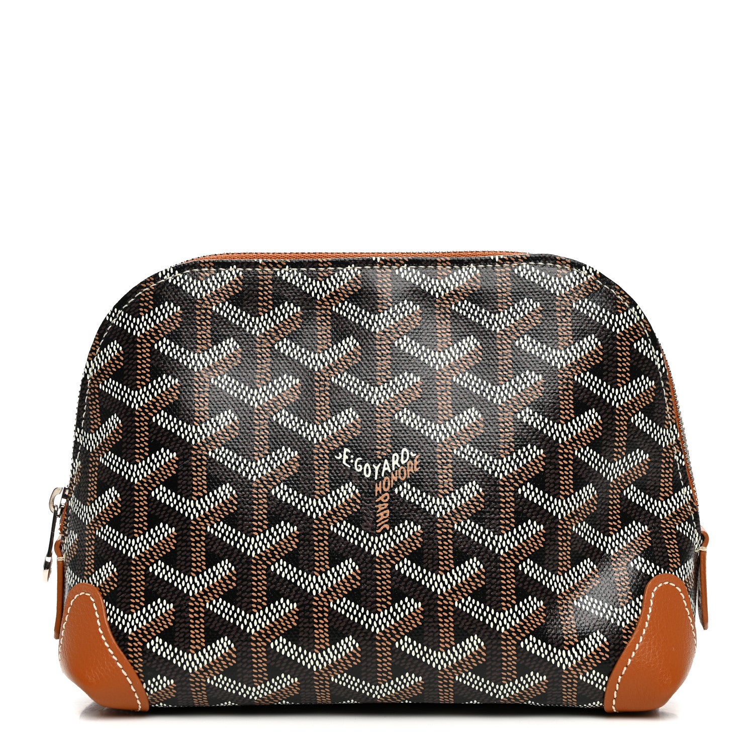 Goyard Goyardine Vendome Toiletry Pouch Black Gold 1 of 8