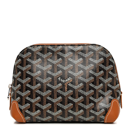 Goyard Goyardine Vendome Toiletry Pouch Black Gold 1 of 8
