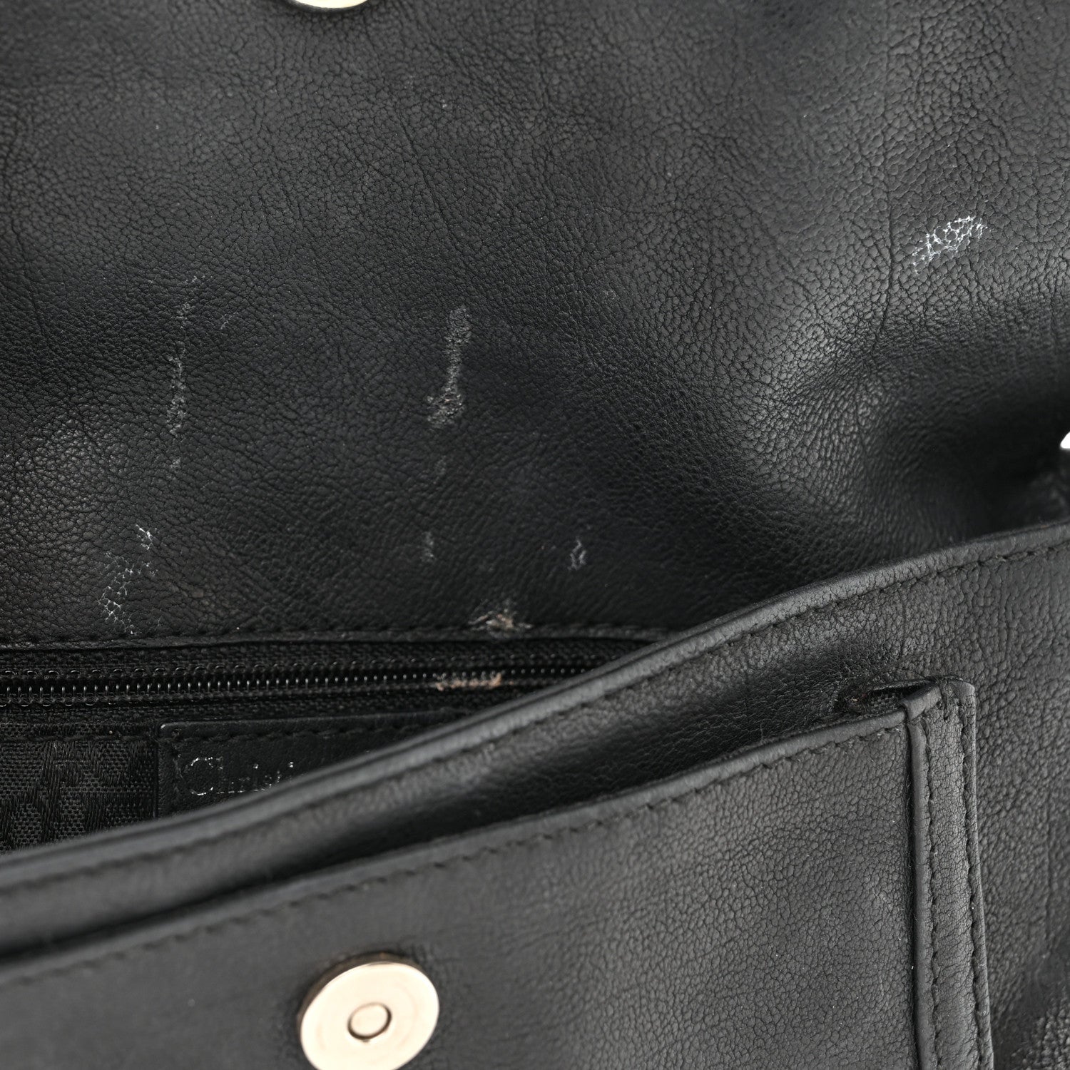Christian Dior Calfskin Flight East West Bag Black 11 of 12
