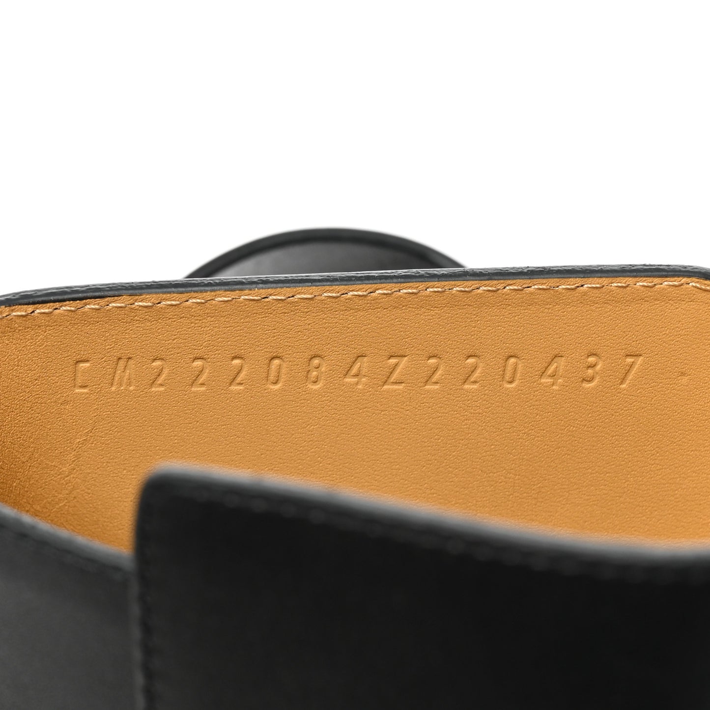 Calfskin Follow Ankle Boots 37.5 Black