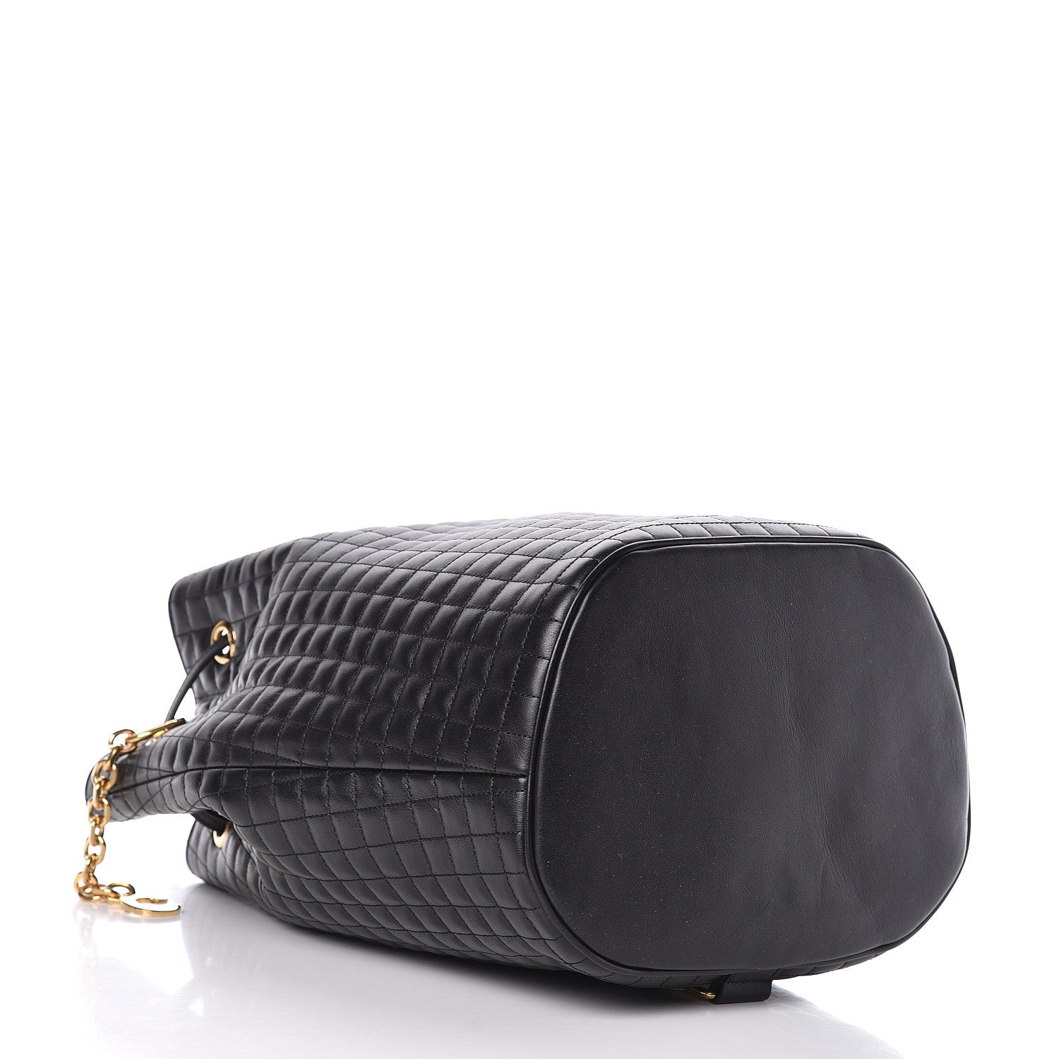 Celine Calfskin Quilted Small C Backpack Black 4 of 10