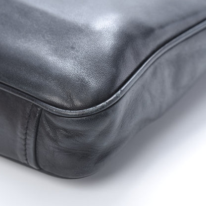Prada Nappa Flat Messenger Bag Black 10 of 15