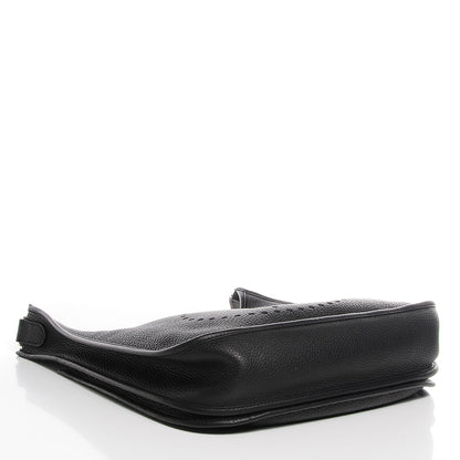 Hermes Taurillon Clemence Evelyne III GM Black 4 of 17