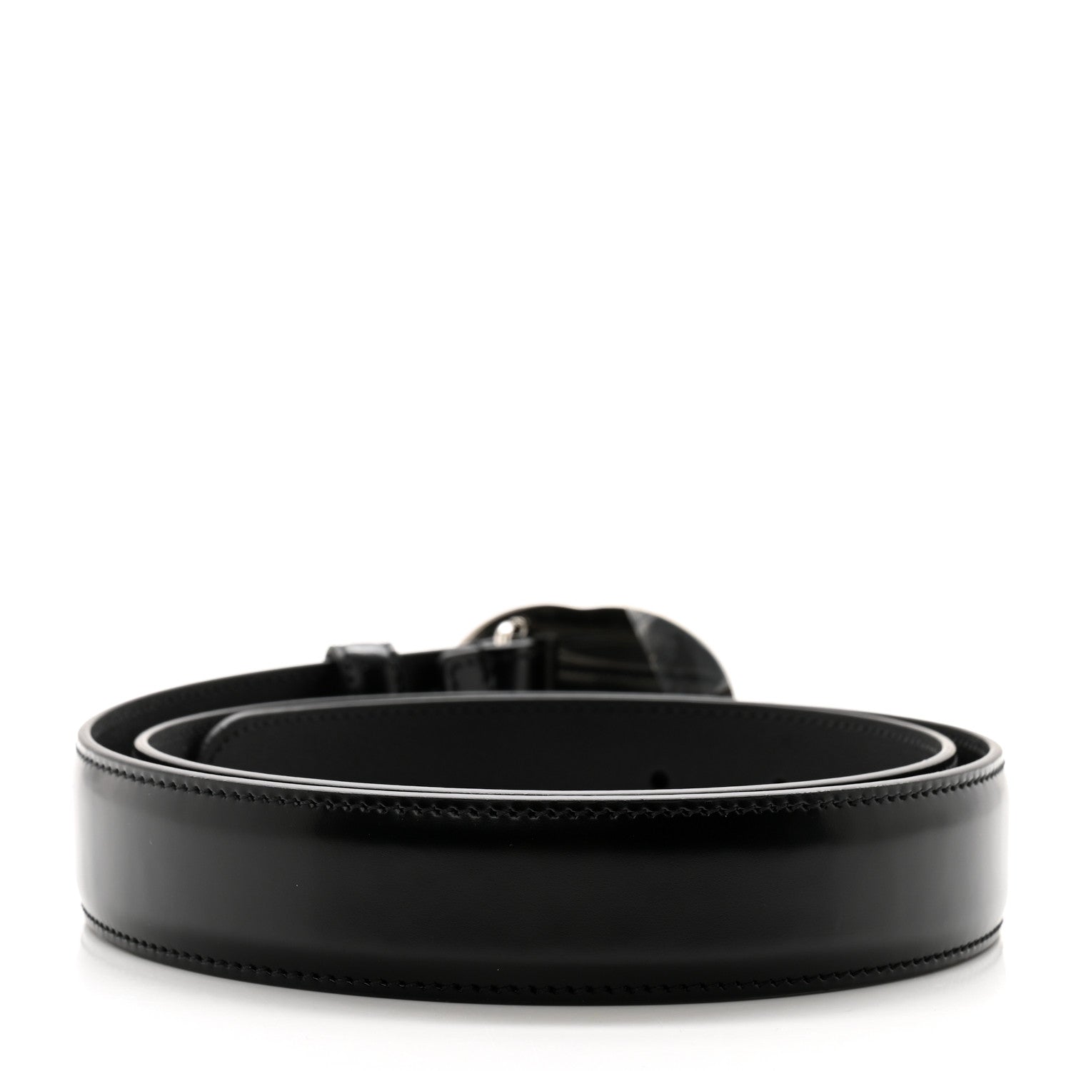 Gucci Calfskin Interlocking G Belt 85 34 Black 2 of 6