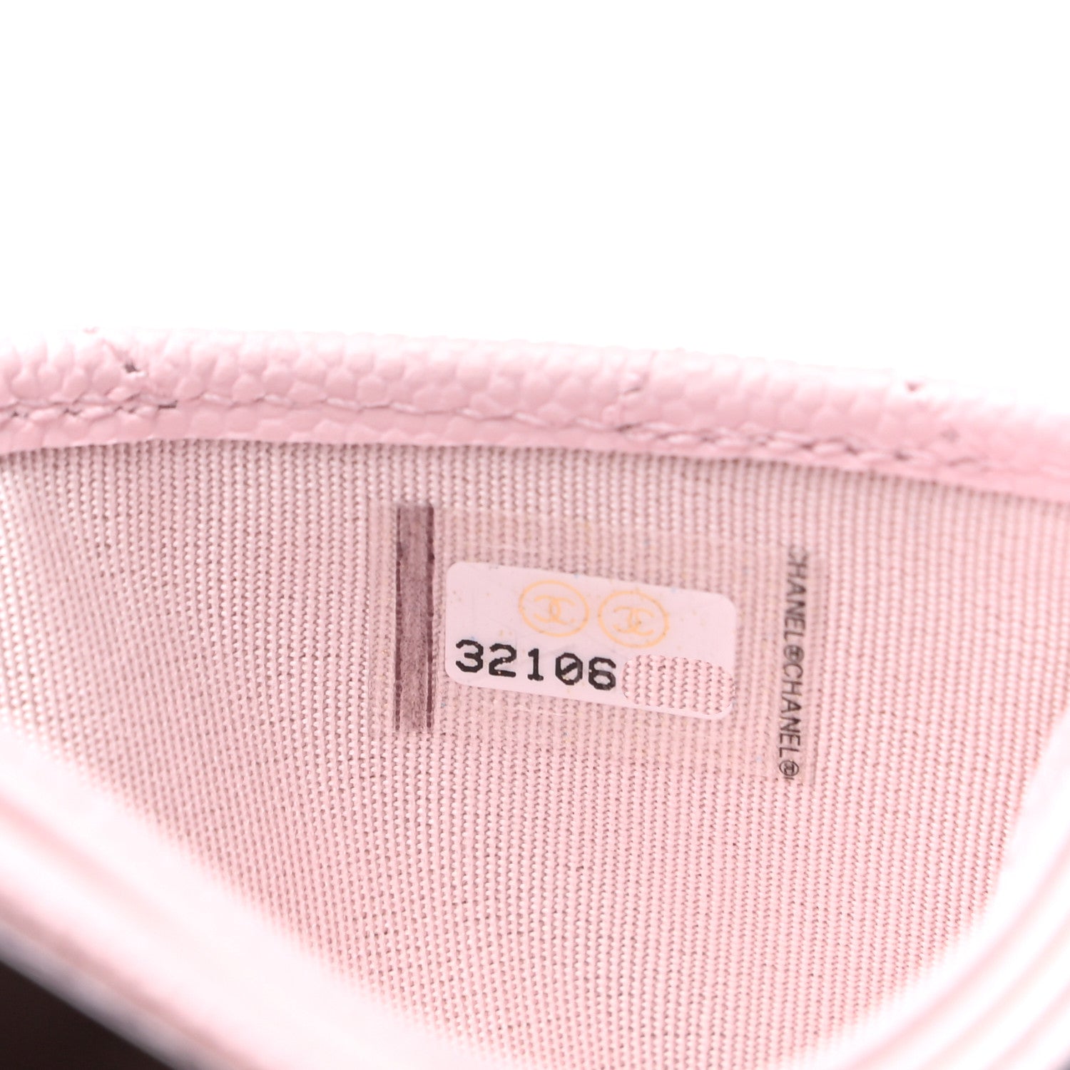 Chanel Caviar Quilted Card Holder Light Pink 8 of 8