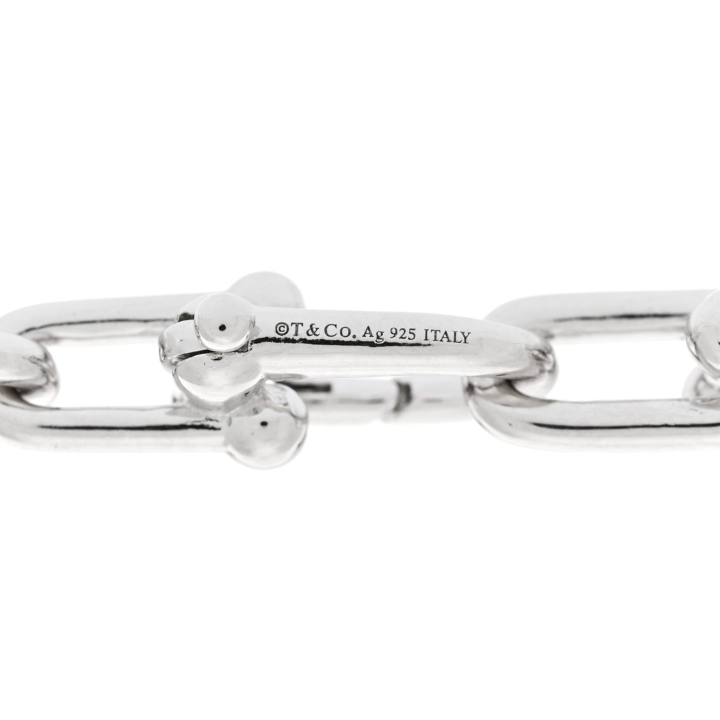 Sterling Silver HardWear Graduated Link Necklace