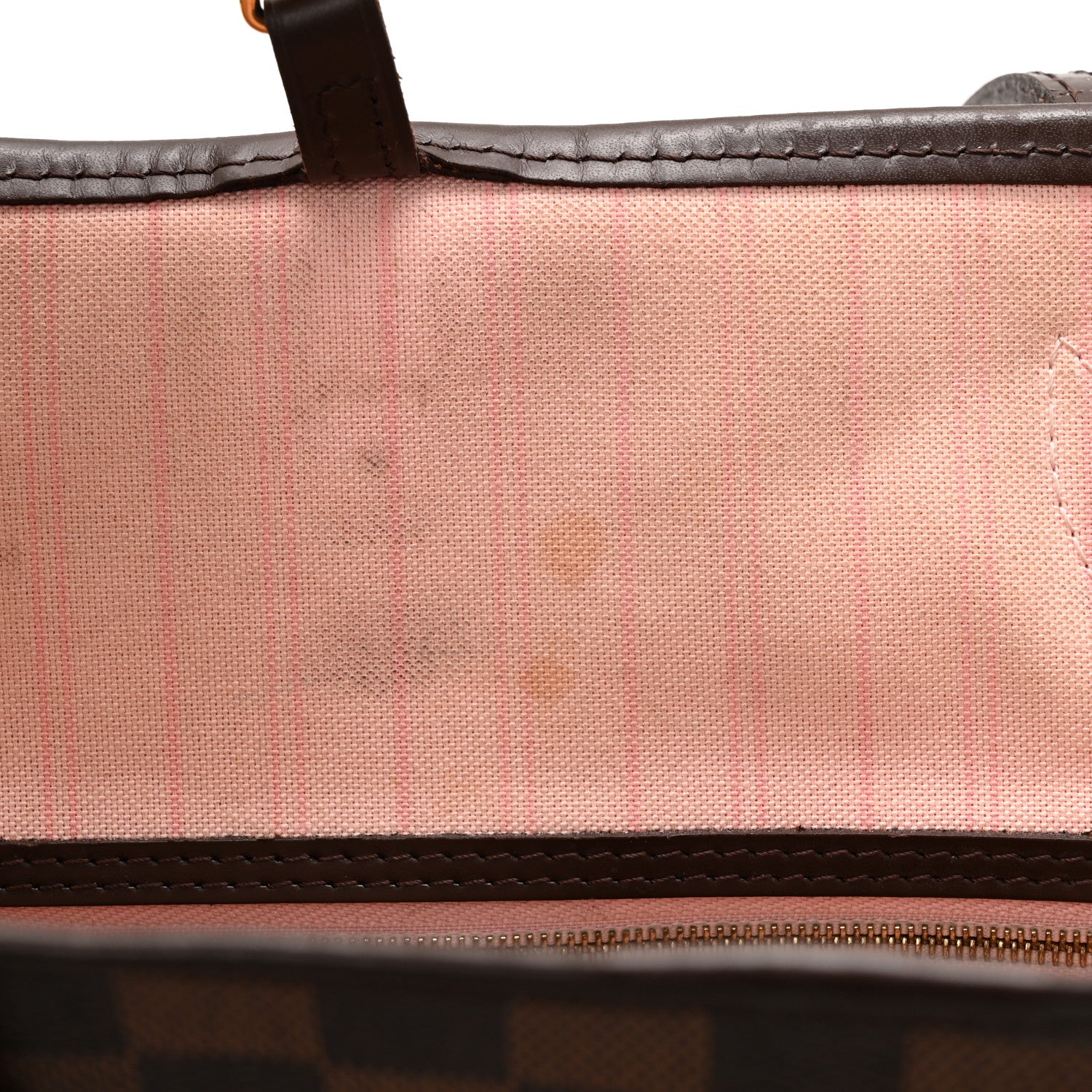 Louis Vuitton Damier Ebene Neo Neverfull MM Rose Ballerine 13 of 13