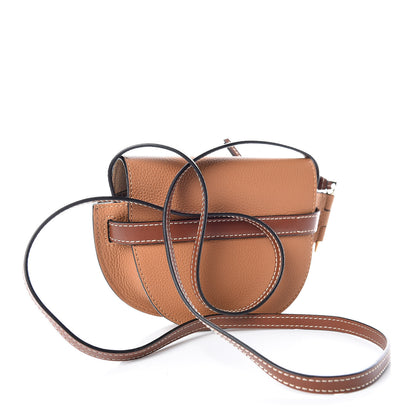 Loewe Grained Calfskin Mini Gate Crossbody Bag Caramel Pecan 3 of 6