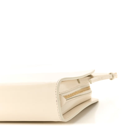 The Row Saddle Calfskin Dalia Baguette Shoulder Bag Ivory 9 of 9