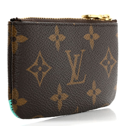 Louis Vuitton Monogram 2023 Christmas Animation Sailing Vivienne Key Pouch Dragonfruit Pink 3 of 10