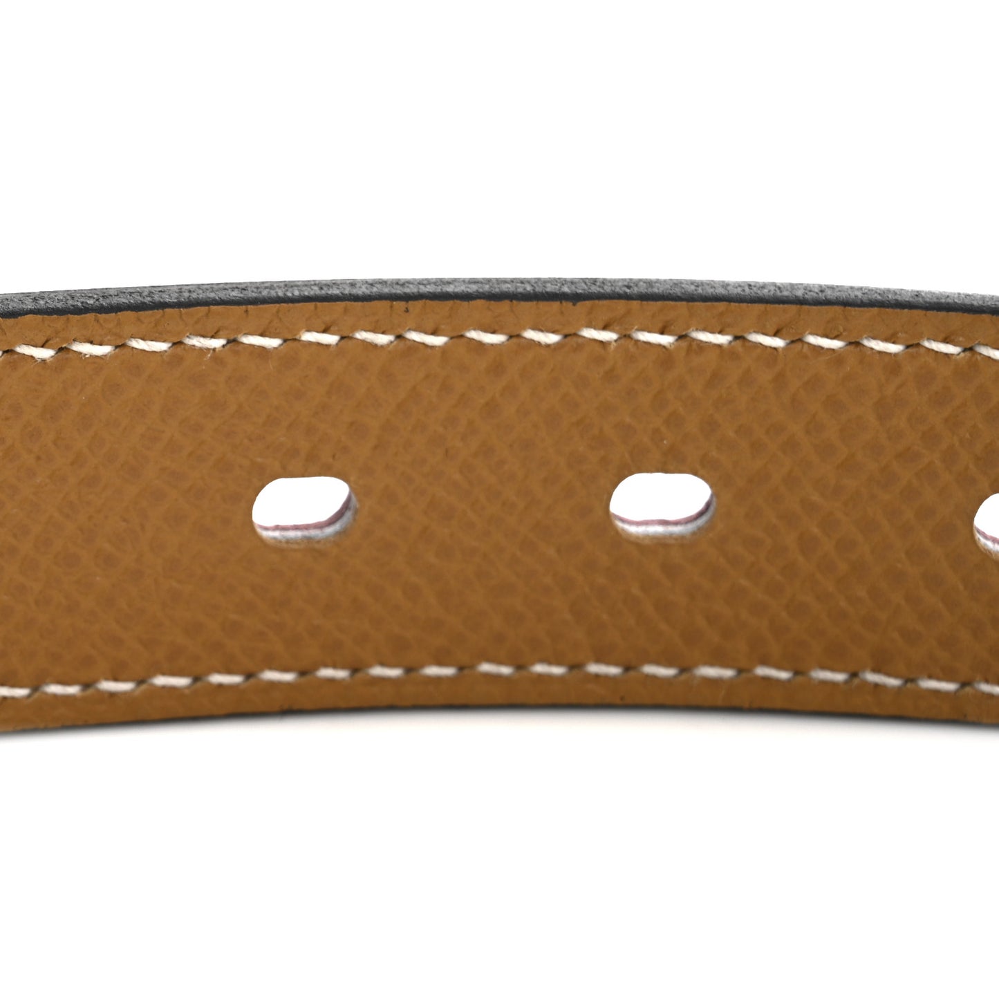 Epsom Tresse Dog Collar L Rouge Sellier Nata Sesame