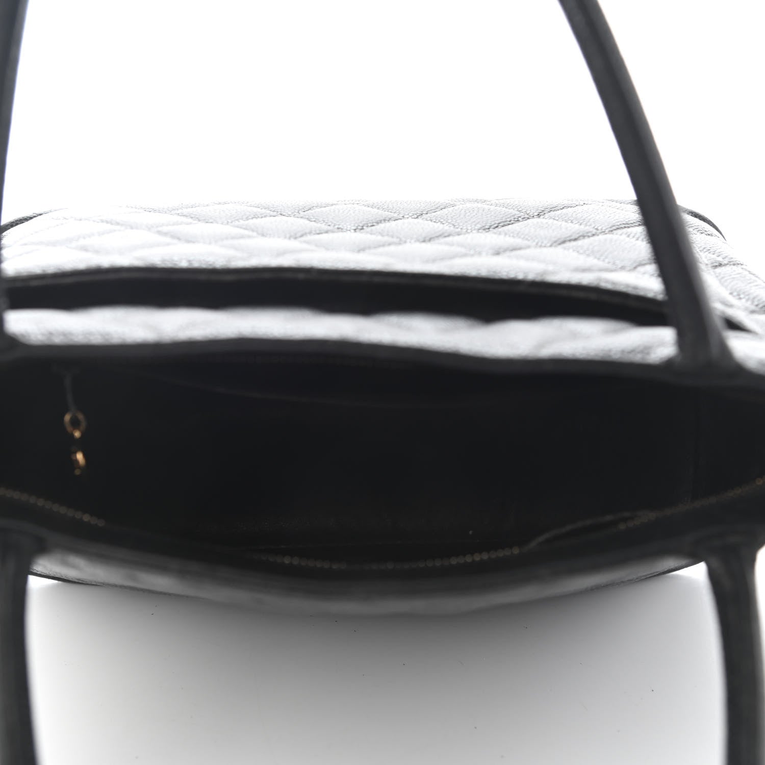 Chanel Caviar Quilted Medallion Tote Black 5 of 10