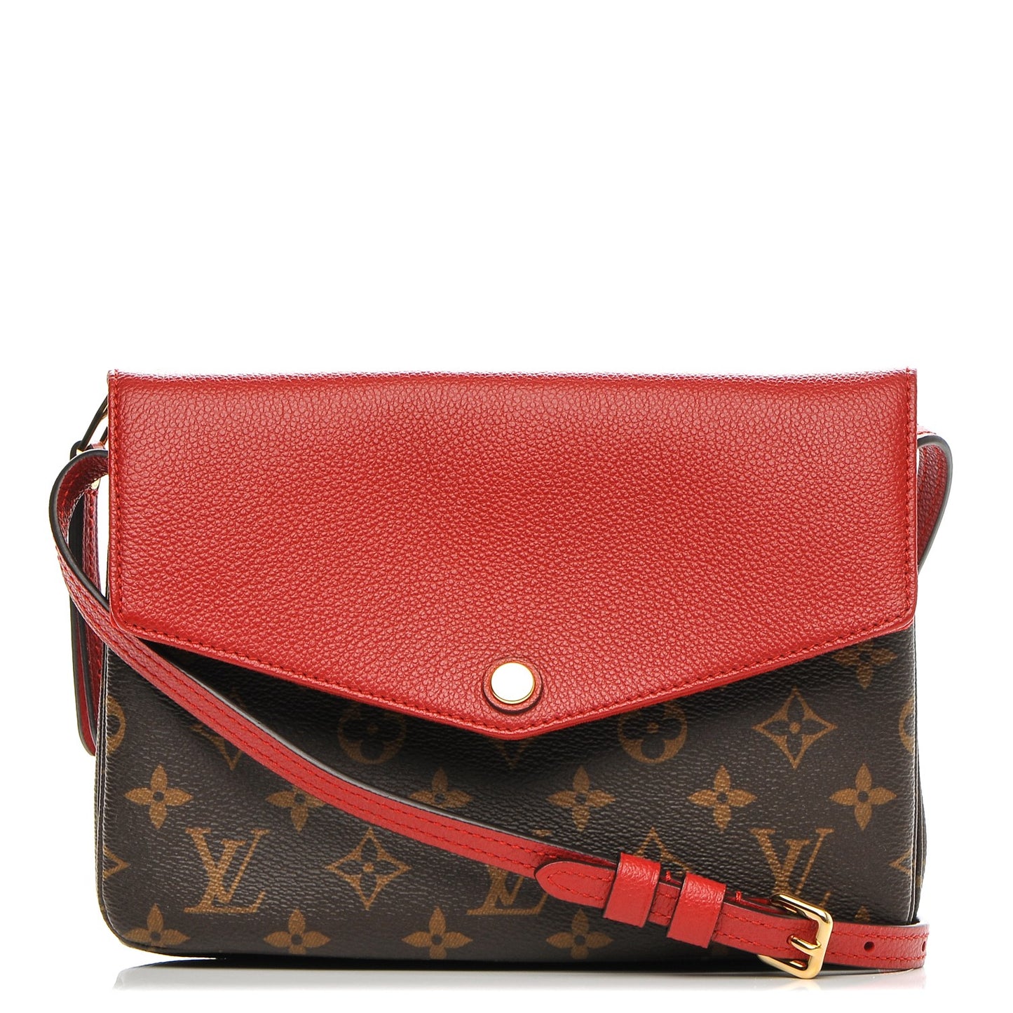 Monogram Twice Pochette Cherry