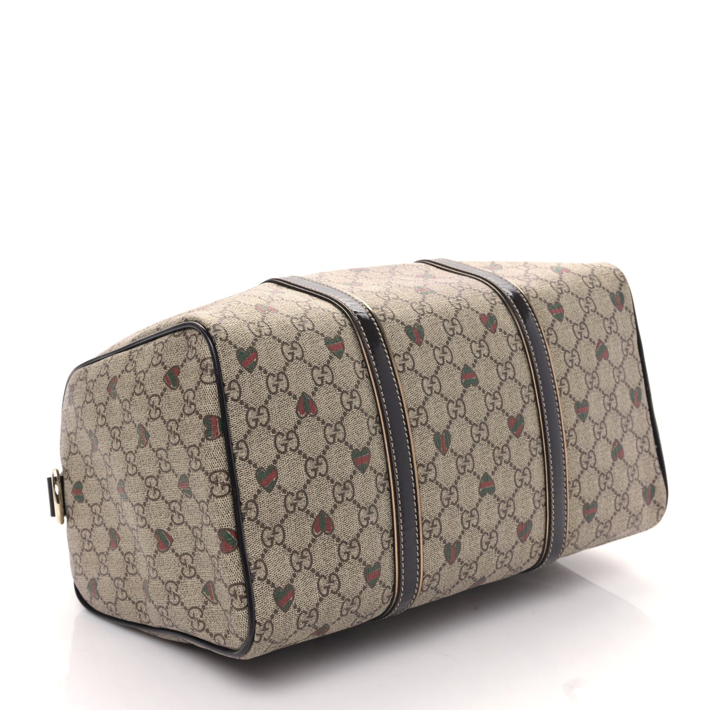 GG Plus Monogram Hearts Medium Joy Boston Dark Brown