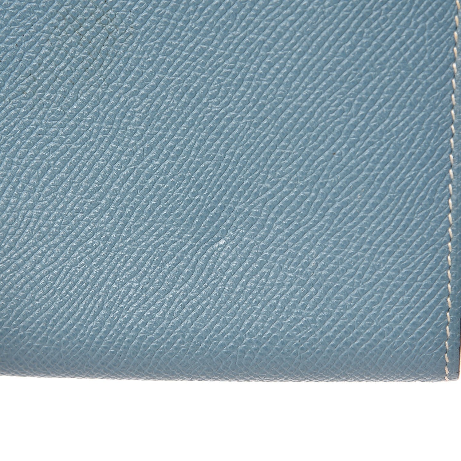 Hermes Epsom Constance Short Wallet Blue Jean 10 of 10