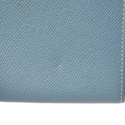 Hermes Epsom Constance Short Wallet Blue Jean 10 of 10