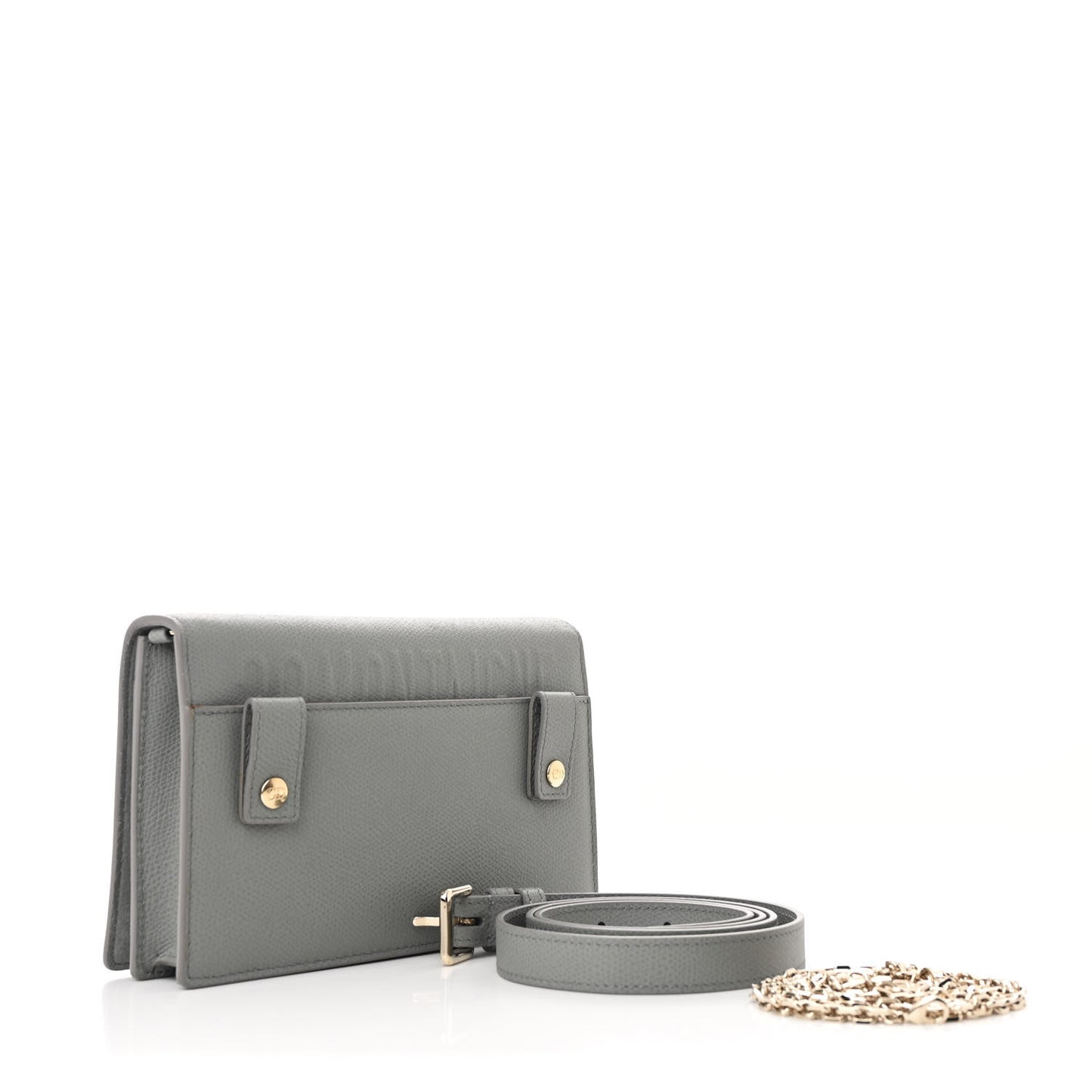 Calfskin 30 Montaigne 2 in 1 Pouch Grey