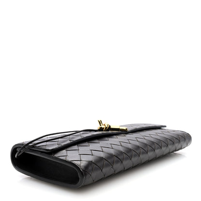 Bottega Veneta Nappa Intrecciato Long Andiamo Top Handle Clutch Fondant 4 of 7