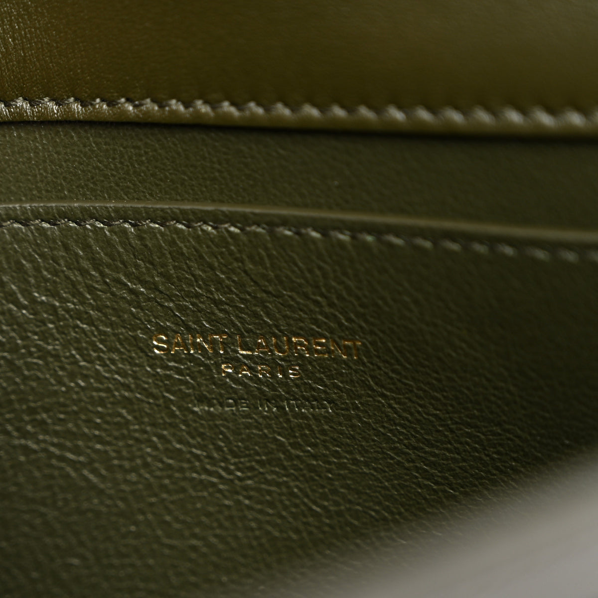 Saint Laurent Patent Calfskin Mini Voltaire Shoulder Bag Dark Vineyard Green 6 of 9