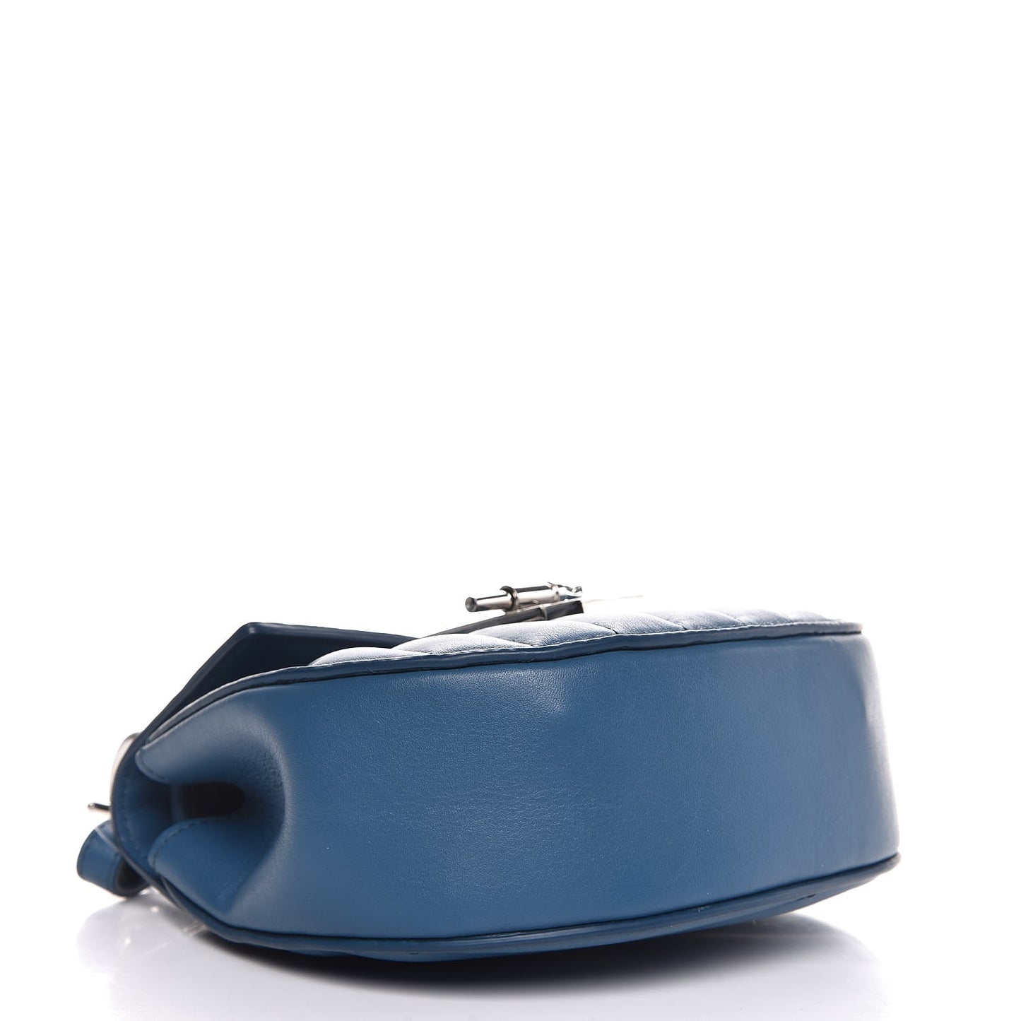 Calfskin Quilted Mini Drew Bijou Shoulder Bag Vinyl Blue