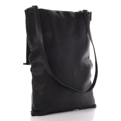 Hermes Chevre De Coromandel Shoulder Bag Black 3 of 7