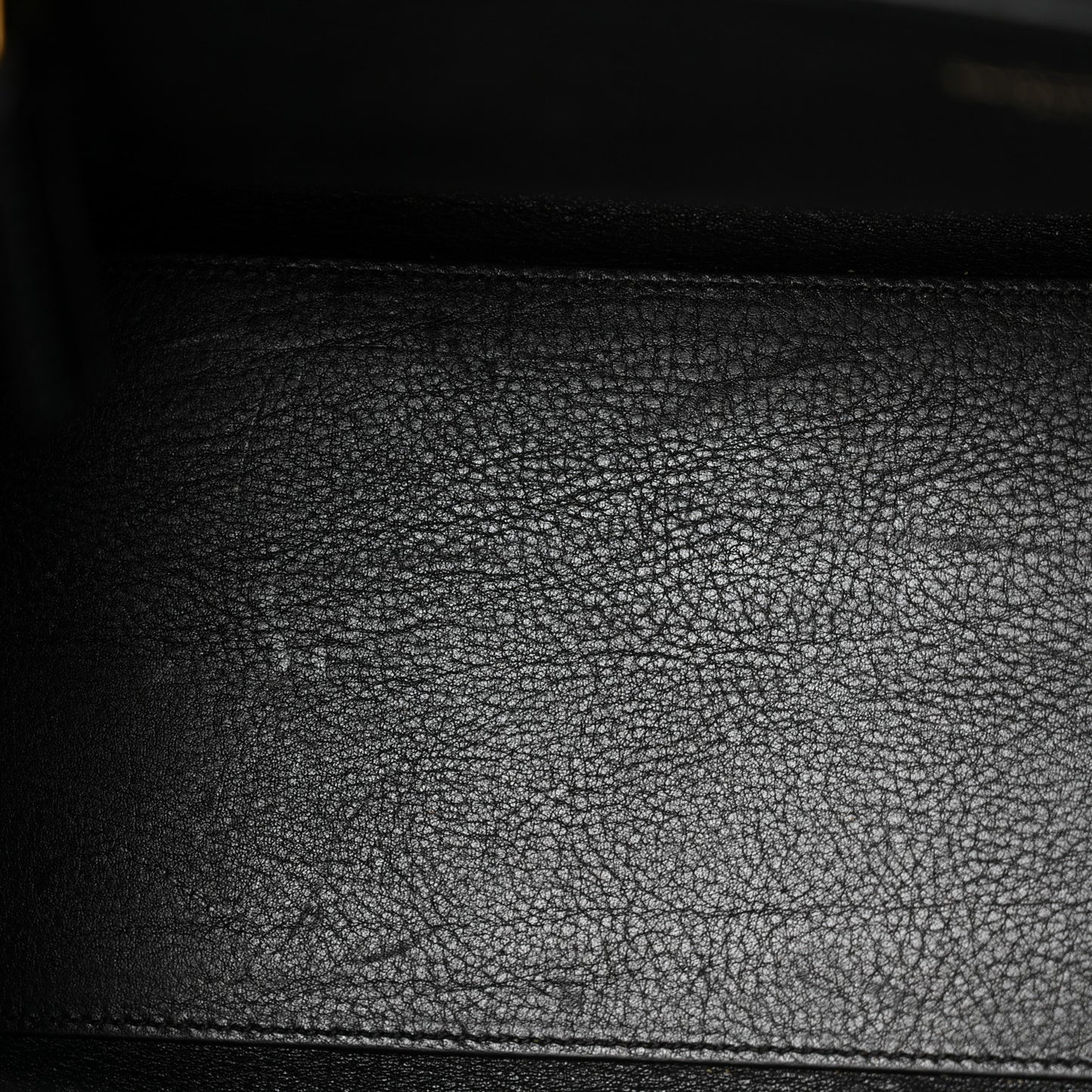 Suede Calfskin Medium Monogram Cabas Black