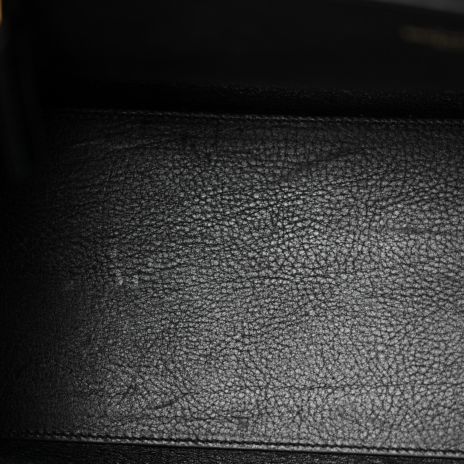 Saint Laurent Suede Calfskin Medium Monogram Cabas Black 10 of 13