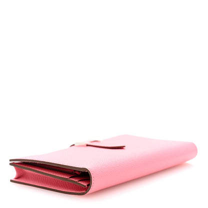 Hermes Epsom Bearn Gusset Wallet Rose Confetti 4 of 7