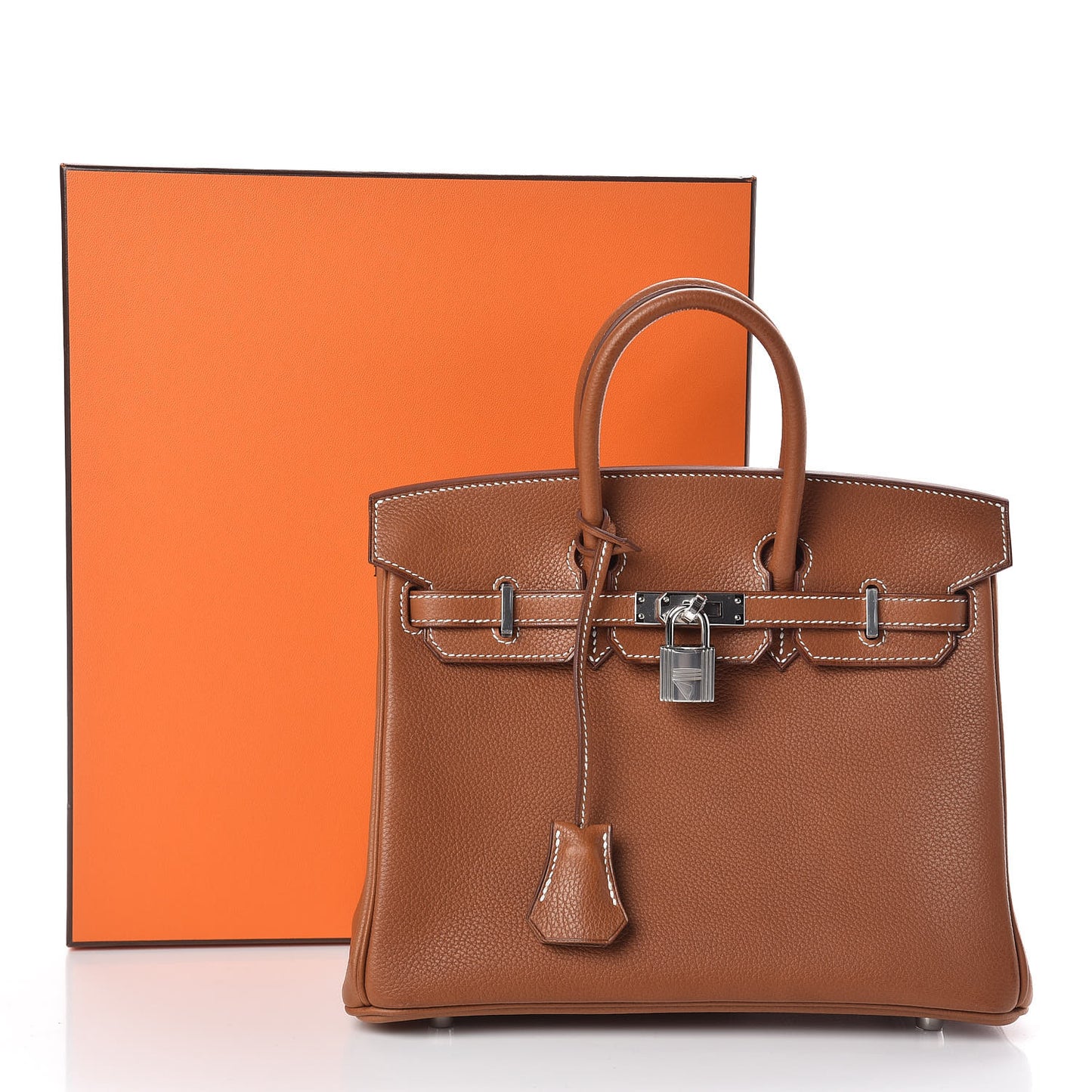 Natural Barenia Faubourg Birkin 25 Fauve