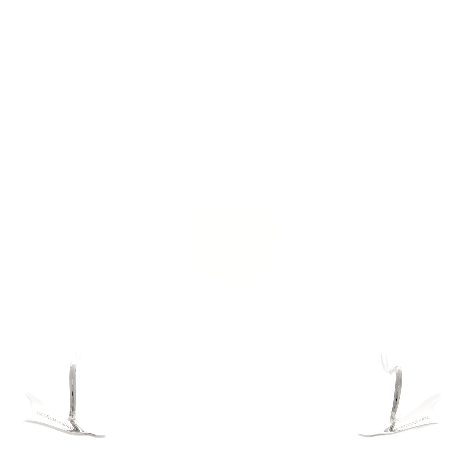 Tiffany Sterling Silver Small High Tide Earrings 3 of 4
