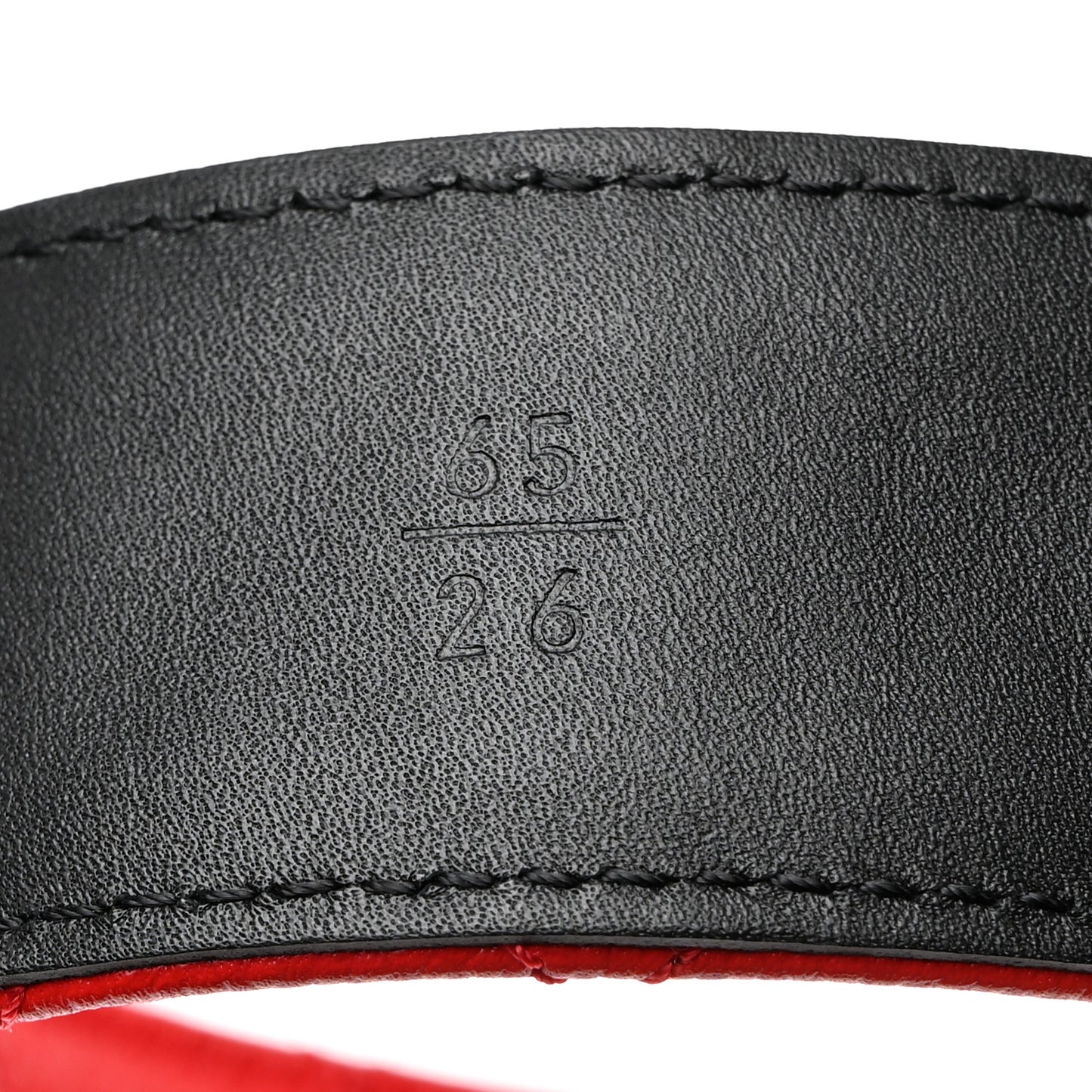 Caviar Quilted CC Chain Belt 65 26 Red