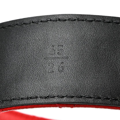 Chanel Caviar Quilted CC Chain Belt 65 26 Red 4 of 6