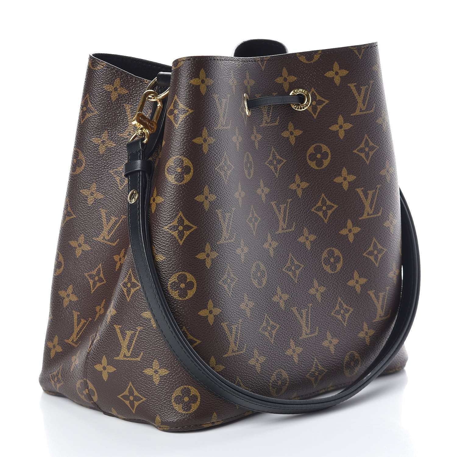 Louis Vuitton Monogram Neonoe MM Black 3 of 8