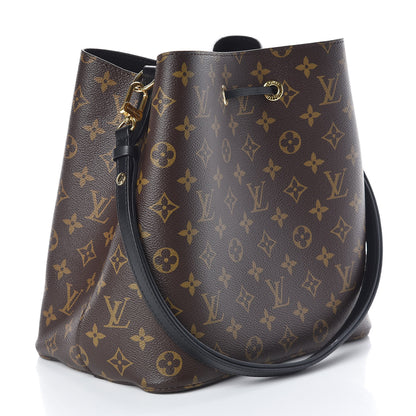 Louis Vuitton Monogram Neonoe MM Black 3 of 8