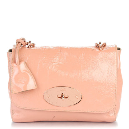 Mulberry Wrinkled Patent Small Lily Plaster Pink 1 of 9