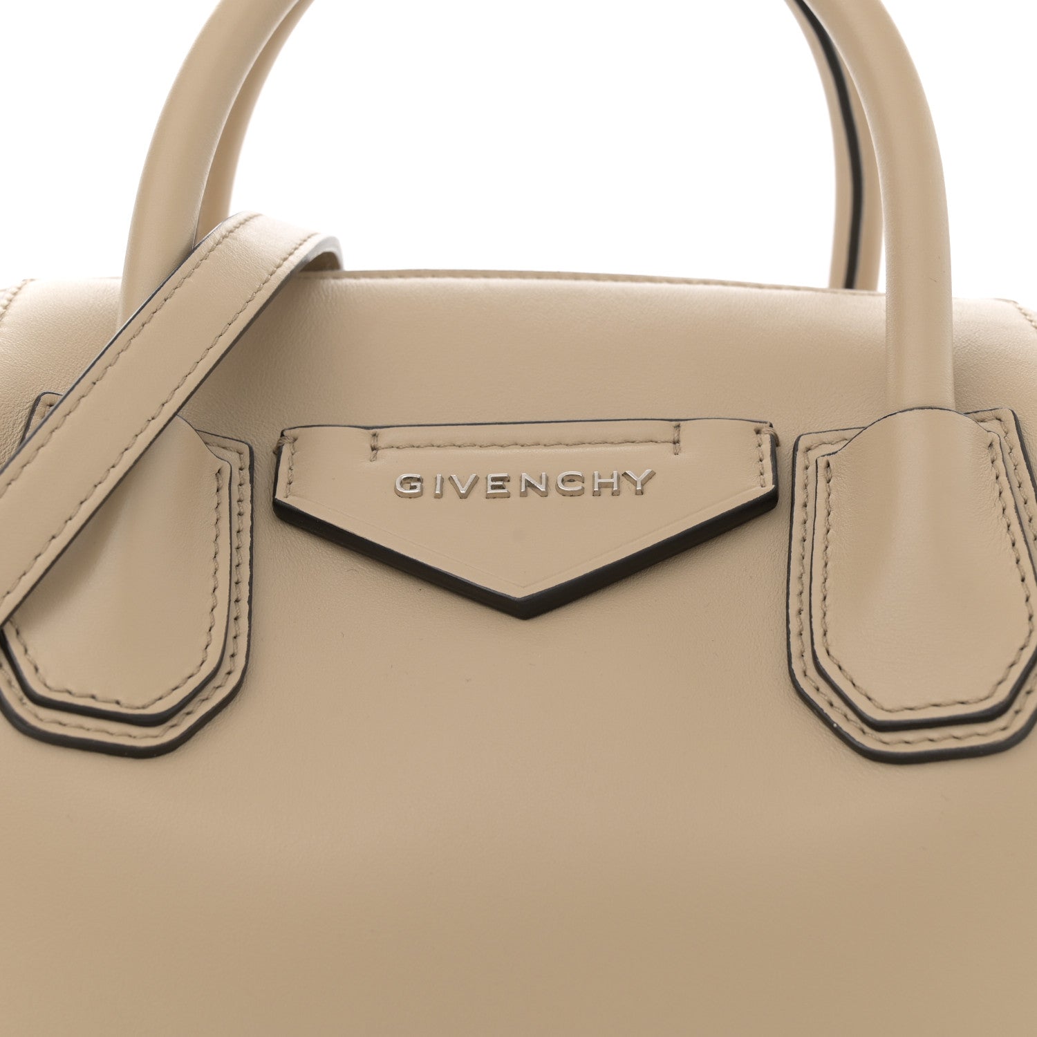 Givenchy Smooth Calfskin Small Soft Antigona Beige Cappuccino 7 of 14