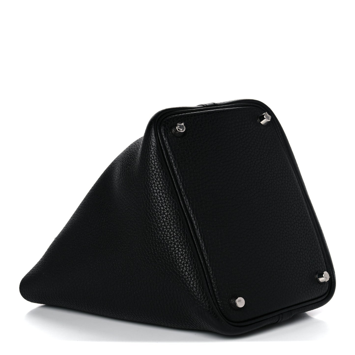 Taurillon Clemence Picotin Lock 18 PM Black