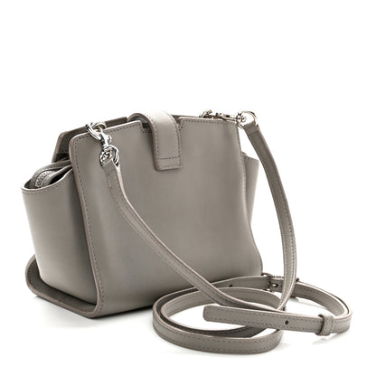 Saint Laurent Calfskin Monogram Toy Cabas  Oyster Grey 3 of 10
