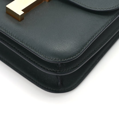 Hermes Swift Horseshoe Constance 24 Vert Anglais Gris Perle 22 of 23